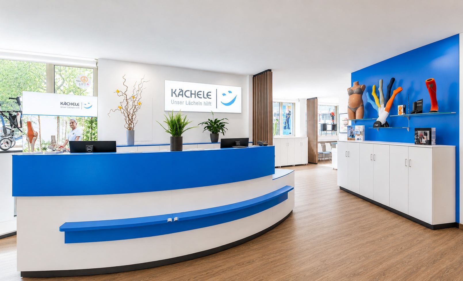 Moderner Empfangsbereich von Kächele